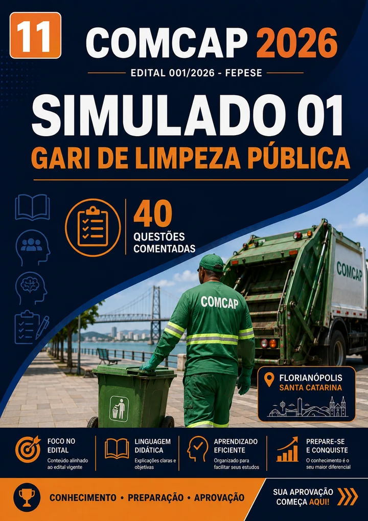 Simulado 01 — Gari de Limpeza Pública