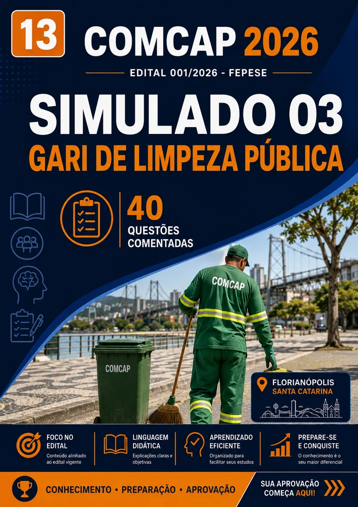 Simulado 03 — Gari de Limpeza Pública