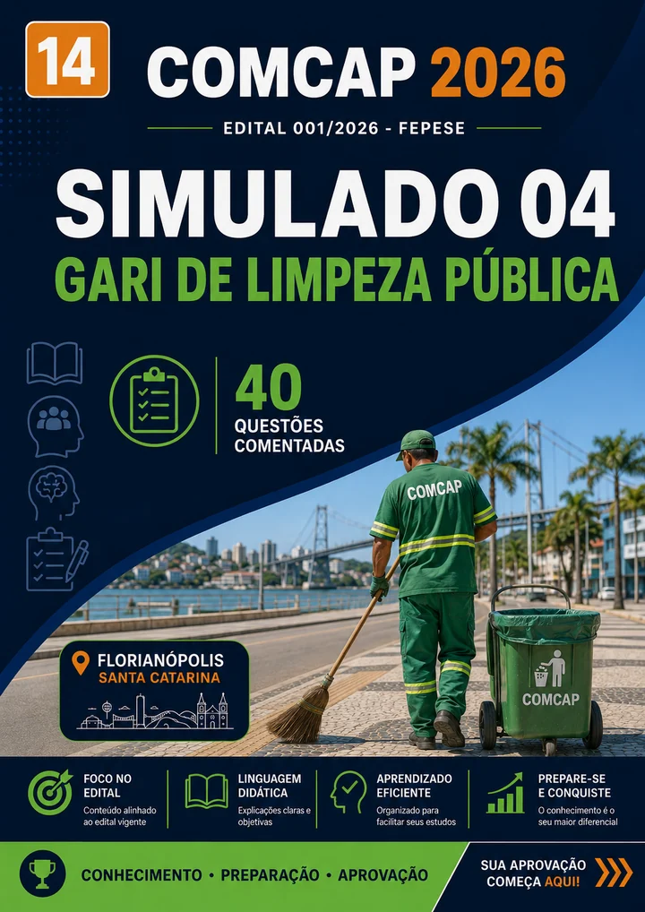 Simulado 04 — Gari de Limpeza Pública