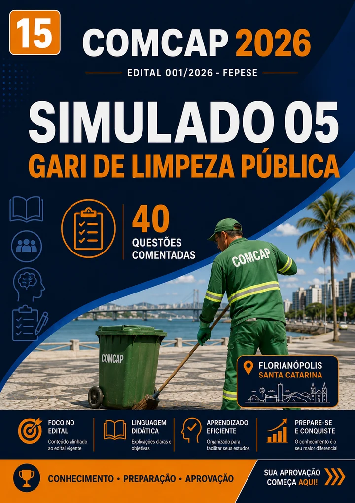 Simulado 05 — Gari de Limpeza Pública
